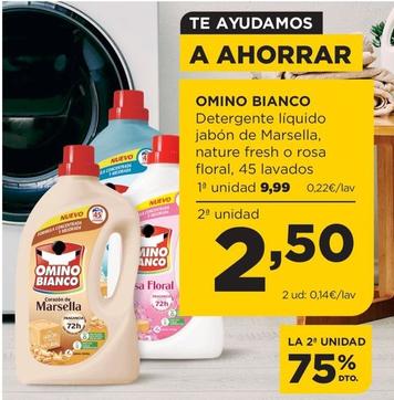 Oferta de Omino Bianco - Detergente Líquido Jabón De Marsella por 9,99€ en Alimerka
