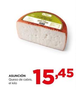 Oferta de Asunción - Queso De Cabra por 15,45€ en Alimerka