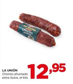 Oferta de La Unión - Chorizo Ahumado Extra Dulce por 12,95€ en Alimerka