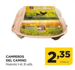 Oferta de Camperos Del Camino - Huevos L-xl por 2,35€ en Alimerka