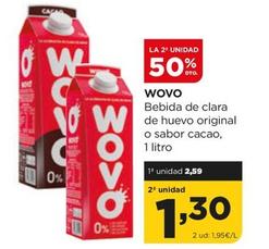 Oferta de Bebida De Clara De Huevo Original O Sabor Cacao por 2,59€ en Alimerka