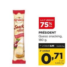 Oferta de Président - Queso Snacking por 2,85€ en Alimerka