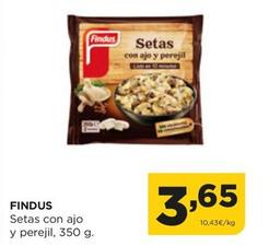 Oferta de Findus - Setas Con Ajo Y Perejil por 3,65€ en Alimerka