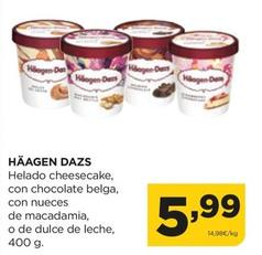 Oferta de Häagen-dazs - Helado Cheesecake por 5,99€ en Alimerka