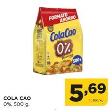 Oferta de Cola Cao - 0% por 5,69€ en Alimerka
