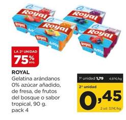Oferta de Royal - Gelatina Arándanos 0% Azúcar Añadido por 1,79€ en Alimerka
