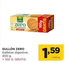 Oferta de Gullón - Zero Galletas Digestive por 1,59€ en Alimerka
