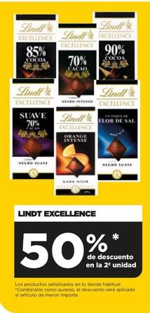 Oferta de Lindt - Excellence en Alimerka