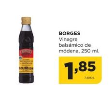 Oferta de Borges - Vinagre Balsámico De Módena por 1,85€ en Alimerka