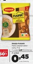 Oferta de Maggi - Fusian Pasta Oriental Sabor Curry por 0,89€ en Alimerka