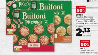 Oferta de Buitoni - Piccolinis 3 Formaggi por 4,25€ en Alimerka