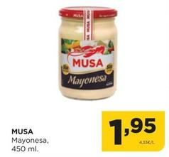 Oferta de Musa - Mayonesa por 1,95€ en Alimerka