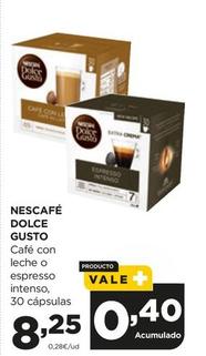 Oferta de Nescafé® Dolce Gusto® - Café Con Leche O Espresso Intenso por 8,25€ en Alimerka