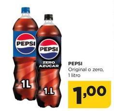 Oferta de Pepsi - Original O Zero por 1€ en Alimerka