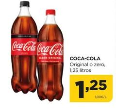 Oferta de Coca-cola - Original O Zero por 1,25€ en Alimerka