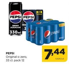 Oferta de Pepsi - Original O Zro por 7,44€ en Alimerka