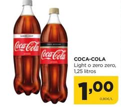 Oferta de Coca-cola - Light O Zero Zero por 1€ en Alimerka