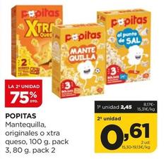 Oferta de Popitas - Mantequilla por 2,45€ en Alimerka
