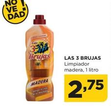 Oferta de Las 3 Brujas - Limpiador Madera por 2,75€ en Alimerka