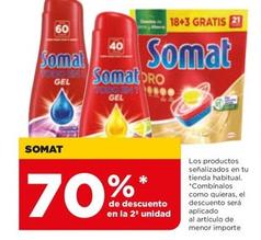 Oferta de Somat - Detergente Lavavajillas en Alimerka