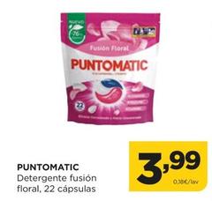 Oferta de Punto Matic - Detergente Fusion Floral por 3,99€ en Alimerka