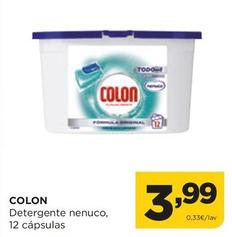 Oferta de Colon - Detergente Nenuco por 3,99€ en Alimerka