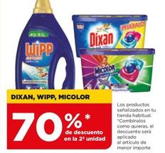Oferta de Dixan, Wipp, Micolor - Detergente en Alimerka