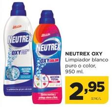 Oferta de Neutrex - Oxy Limpiador Blanco Accion Puro O Color por 2,95€ en Alimerka