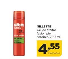 Oferta de Gillette - Gel De Afeitar Fusion Piel Sensible por 4,55€ en Alimerka