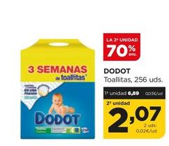 Oferta de Dodot - Toallitas por 6,89€ en Alimerka