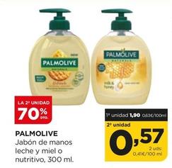 Oferta de Palmolive - Jabon De Manos LEche y Miel o Nutritivo por 1,9€ en Alimerka