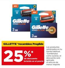 Oferta de Gillette - Recambios Proglide en Alimerka