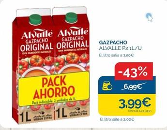 Oferta de Gazpacho por 3,99€ en Cash Ecofamilia
