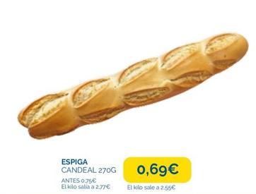 Oferta de Pan de barra por 0,69€ en Cash Ecofamilia