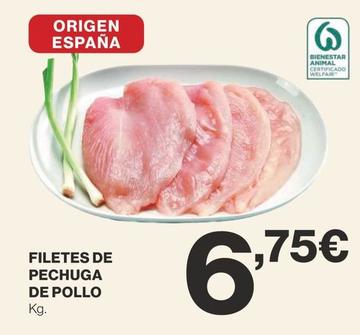 Oferta de Pechuga de pollo por 6,75€ en Supercor