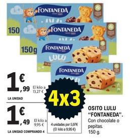 Oferta de Fontaneda - Osito Lulu por 1,99€ en Druni