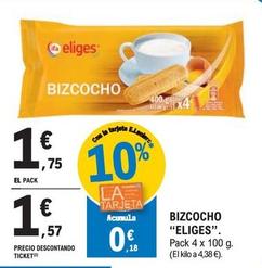 Oferta de Eliges - Bizocho por 1,75€ en Druni