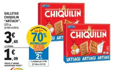 Oferta de Artiach - Galletas Chiquilin por 3,65€ en Druni