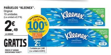 Oferta de Kleenex - Panuelos por 2,49€ en Druni
