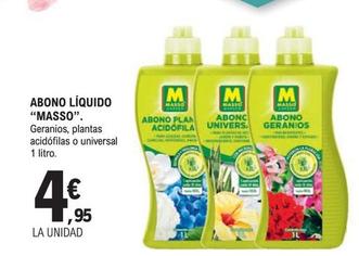 Oferta de Massó - Abono Liquido por 4,95€ en McDonald's