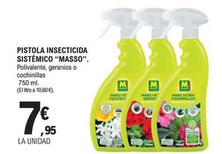 Oferta de Massó - Pistola Insectisida Sistemico por 7,95€ en McDonald's