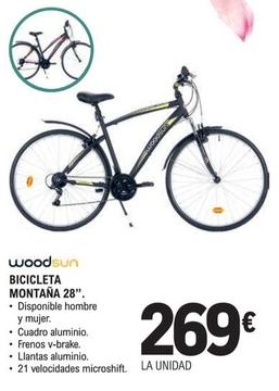 Oferta de Woodsun - Bicicleta Montaña 28" por 269€ en McDonald's