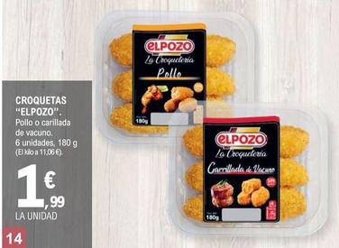 Oferta de Elpozo - Croquetas por 1,99€ en McDonald's