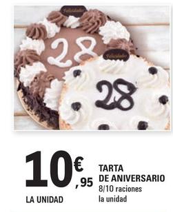 Oferta de Tarta De Aniversario por 10,95€ en E.Leclerc