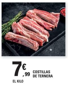 Oferta de Costillas De Ternera por 7,99€ en E.Leclerc