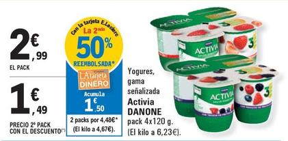 Oferta de Danone - Yogures por 2,99€ en E.Leclerc