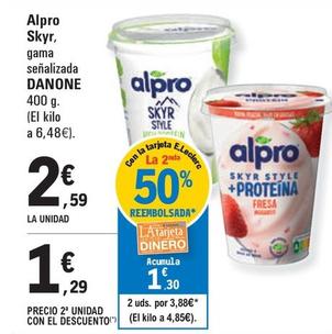 Oferta de Danone - Alpro Skyr por 2,59€ en E.Leclerc