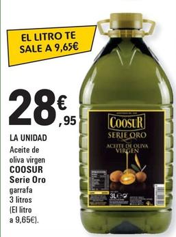 Oferta de Coosur - Aceite De Oliva Virgen Serie Oro por 28,95€ en E.Leclerc
