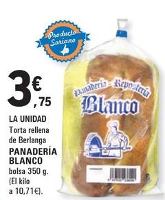 Oferta de Panadería Blanco - Torta Rellena De Berlanga  por 3,75€ en E.Leclerc