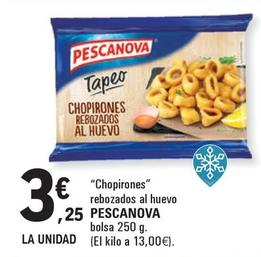 Oferta de Pescanova - Chopirones Rebozados Al Huevo por 3,25€ en E.Leclerc